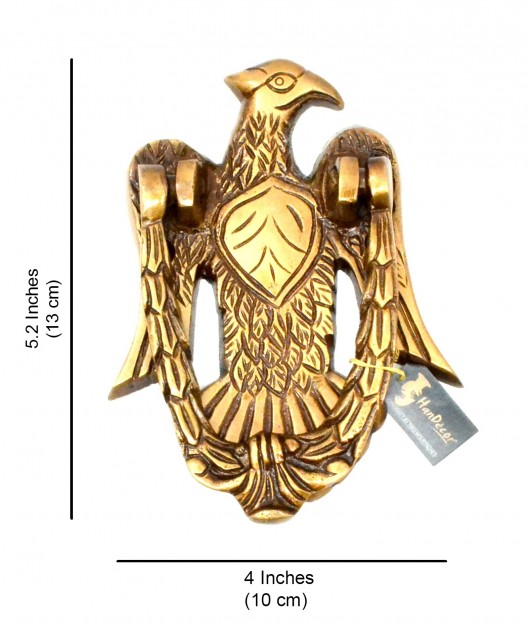 Vintage Eagle Design Brass Door Knocker