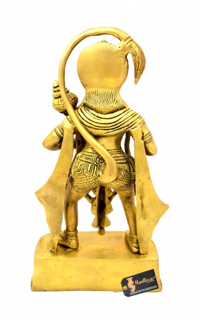 Mahabali Hanuman 12 inches Brass Statue
