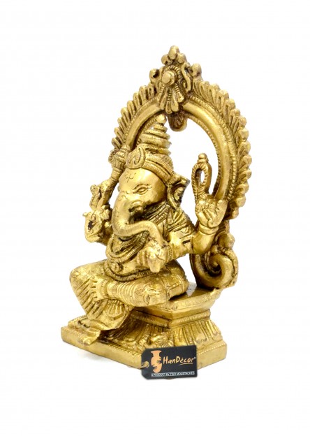 Aashirwaad Ganesha Premium Brass Statue