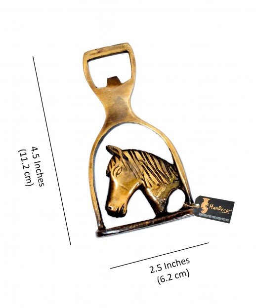 Brass Horse Design Bottle Opener
