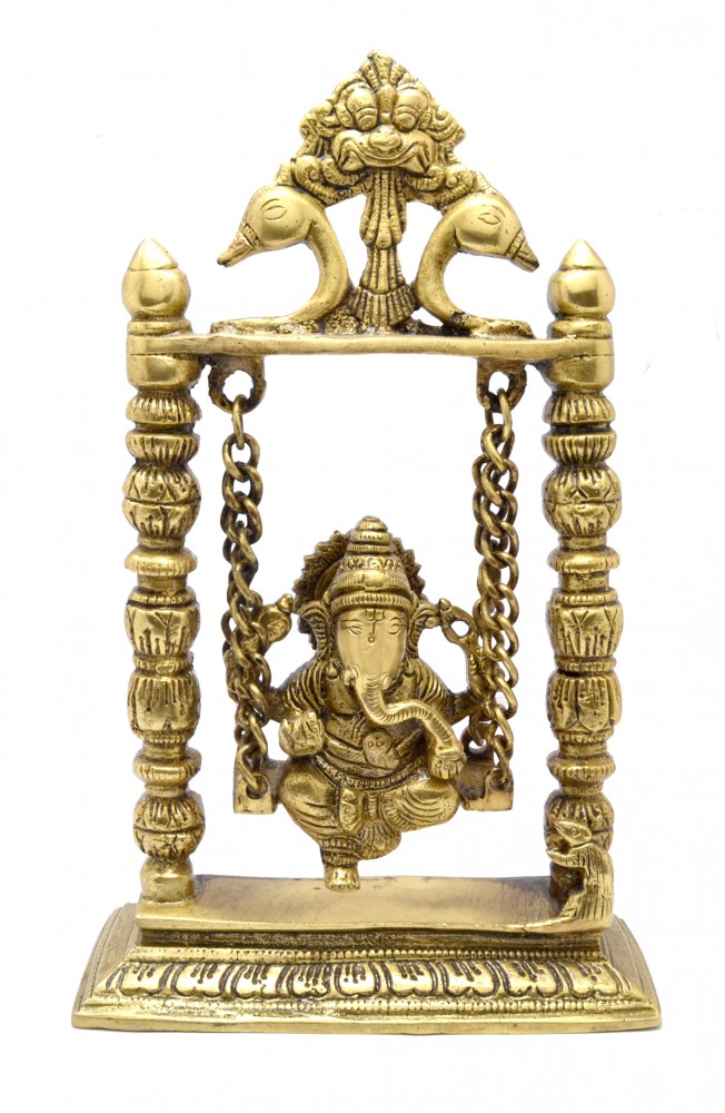 Ganesh on Jhoola Antique Yellow