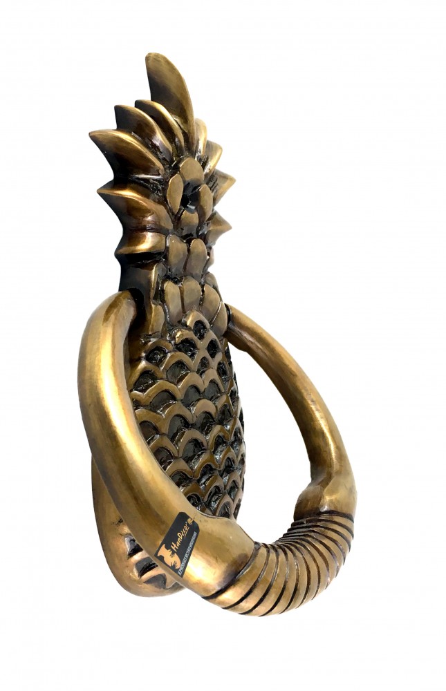 Pineapple Design Brass Door Knocker