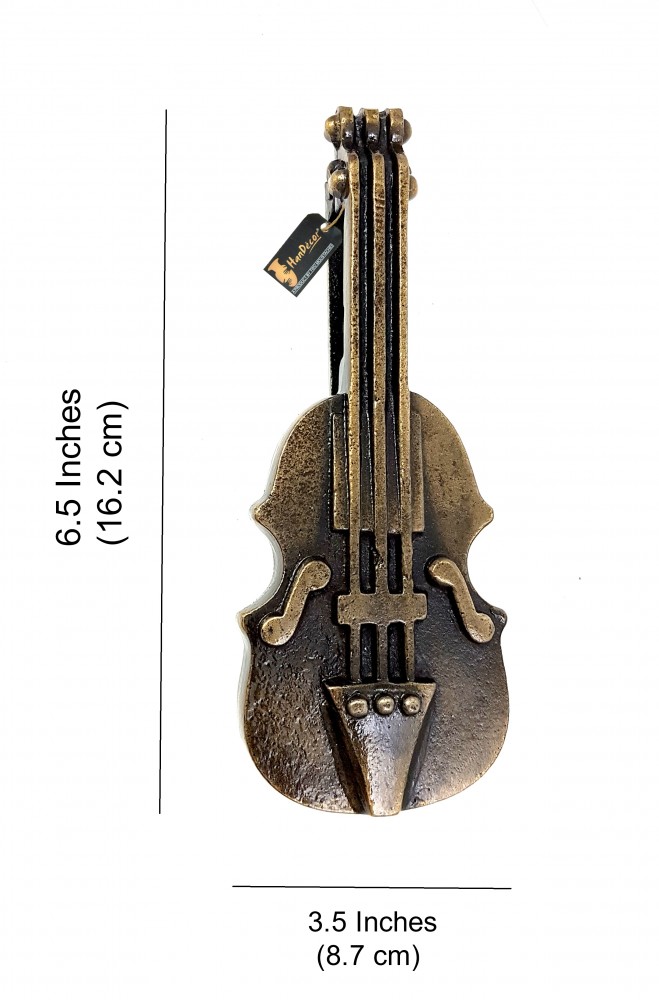 Violin Design Metal Door Knocker