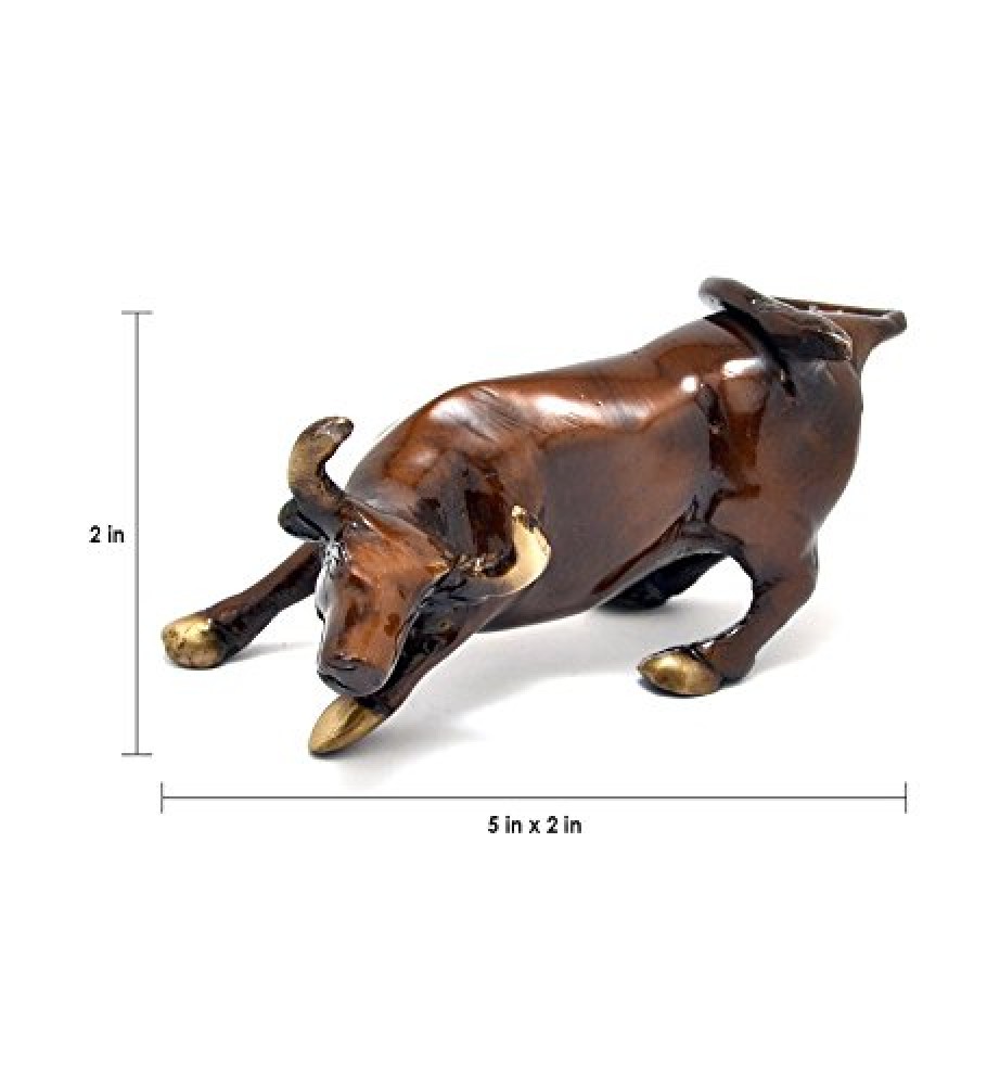 Charging Bull 5 Inches Showpiece