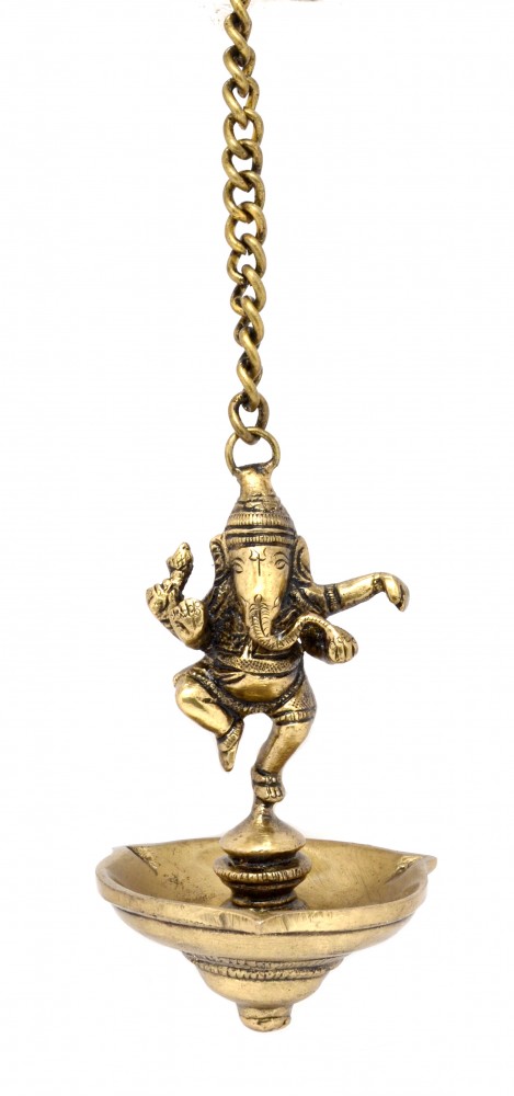 Dancing Ganesha Hanging Diya