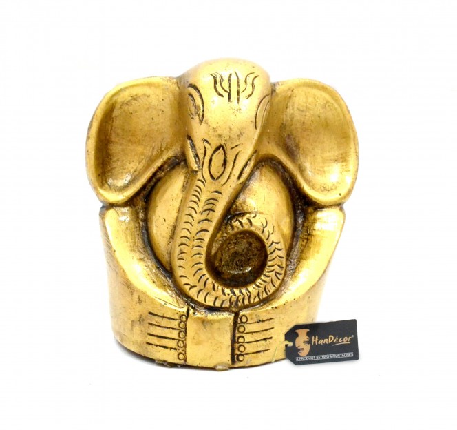 Brass Appu Ganesha Idol