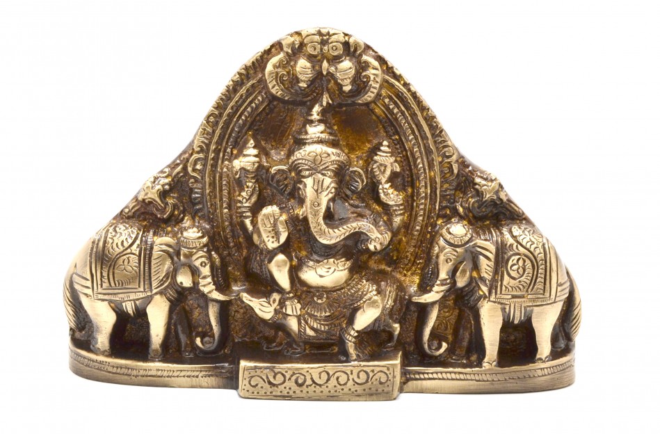 Gaja Ganesha idol - Lord Ganesha with elephants