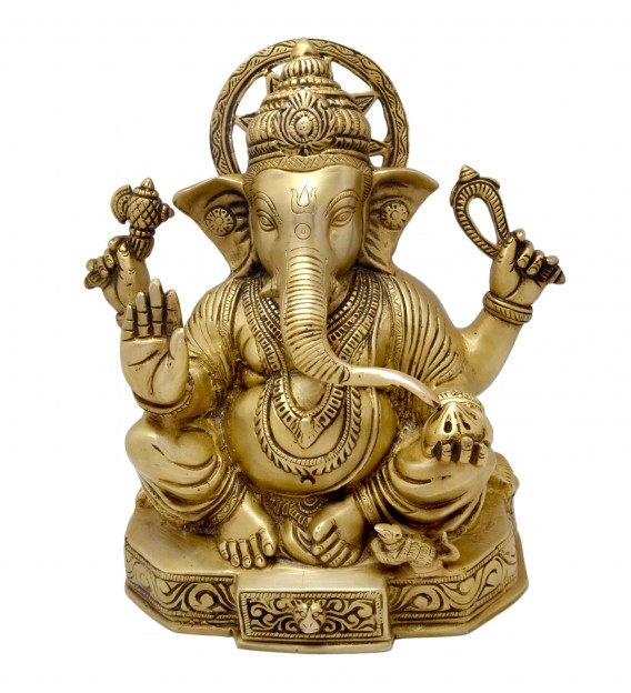 Handcarved Lord Ganesha Statue