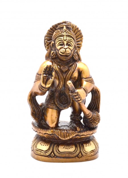 Hanuman Sitting Aashirwaad Statue