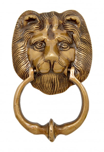 Lion Face Door Knocker