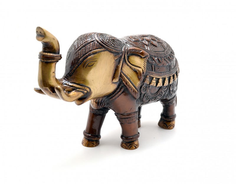 Royal Indian Elephant Showpiece