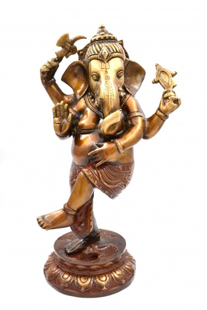 Dancing Ganesha Statue 11 Inches