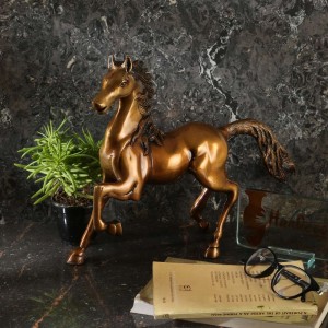 Horse Showpiece - Golden