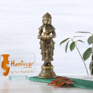 Deep Lakshmi 16 Inches Brass Statue