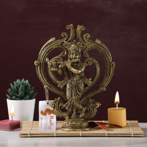 Ethnic Handcrafted Brass Krishna Statue
