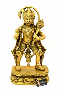 Mahabali Hanuman 12 inches Brass Statue