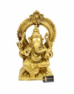 Aashirwaad Ganesha Premium Brass Statue