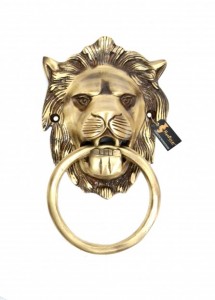 Brass 6.5 inches Lion Door Knocker