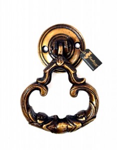 Ethnic Indian Carved Brass Door Knocker