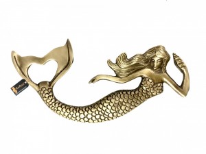 Mermaid Design Brass Bottle Opener