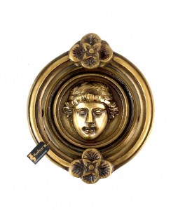 Athena Design Brass Door Knocker - Royal Brown