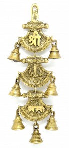 Shree Ganeshaya Namah Curved Hanging Bells