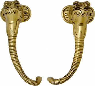 Trunk Ganesha Door Handle Pair