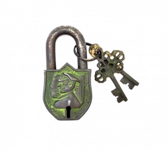 Captain Design Door Lock Brown