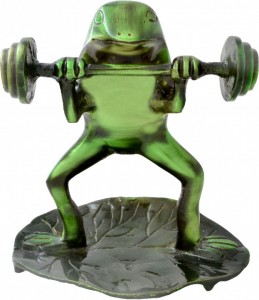 Decorative Bodybuilder Frog
